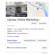 Google my Business, lokal gefunden werden